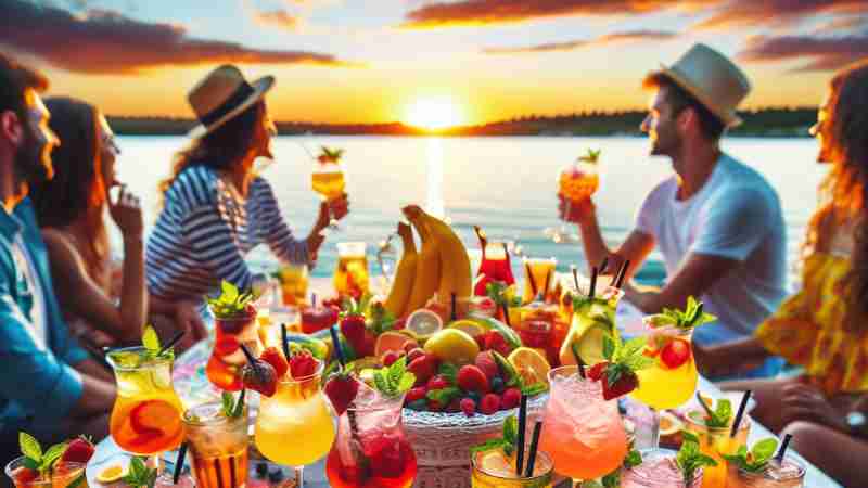 20 Summer Drinks: Sip, Relax, and Beat the Heat with These Refreshing Recipes, Concept art for illustrative purpose, tags: sie die - Monok